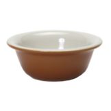 Tuxton&reg; 8 Oz. Autumn/Eggshell Pot Pie Dish