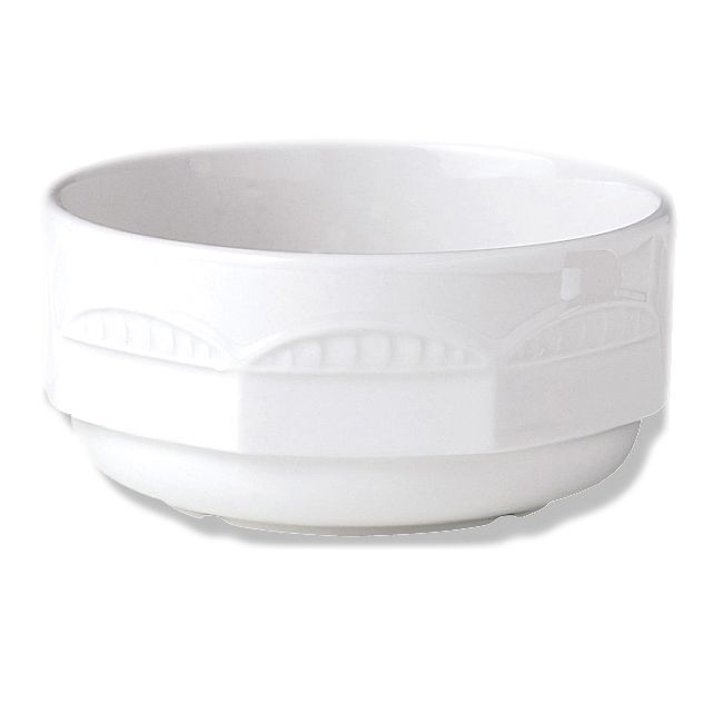 Steelite Monte Carlo White 10 Oz Stacking Soup Cup