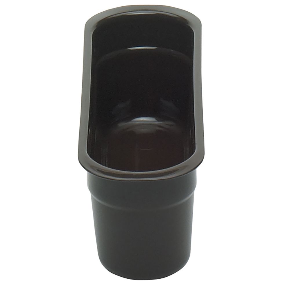 Cambro&reg; Black Poly Plastic Cutlery Insert Box, Sold by Case