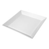 Gourmet Display&reg; 11-1/2" White Square Melamine Platter