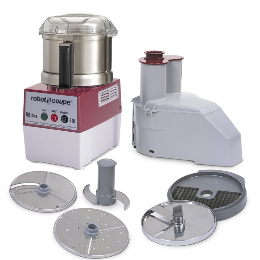 Robot Coupe&reg; R2Dice Ultra 3 Qt. 2 HP Combination Food Processor