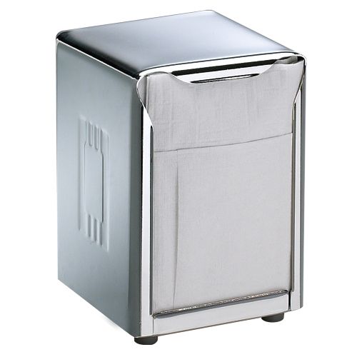 San Jamar&reg; Chrome Lowfold Table-Top Napkin Dispenser