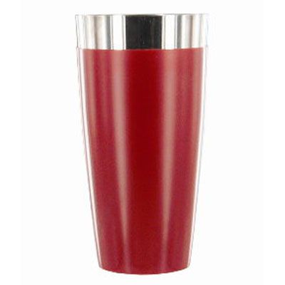 Co-Rect Products Red Vinyl Coated S/S 28 oz Cocktail Shaker