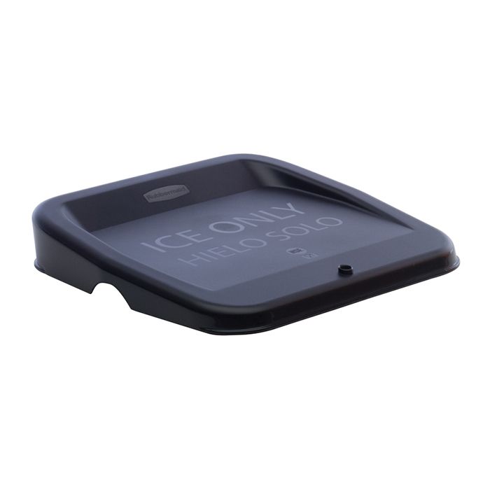 Rubbermaid&reg; 12" x 11.25" x 2" Black Ice Tote Lid