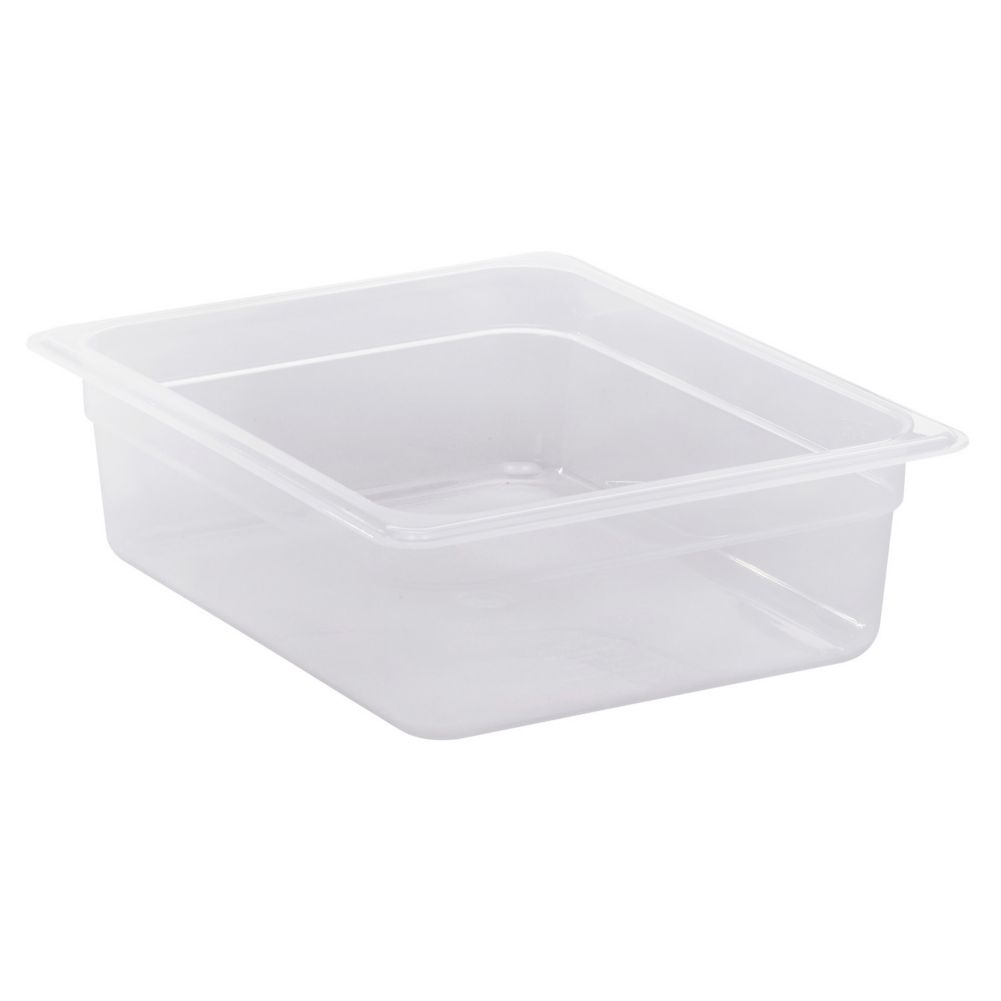 Cambro&reg; 1/2 Size 4" Deep Translucent Food Pan