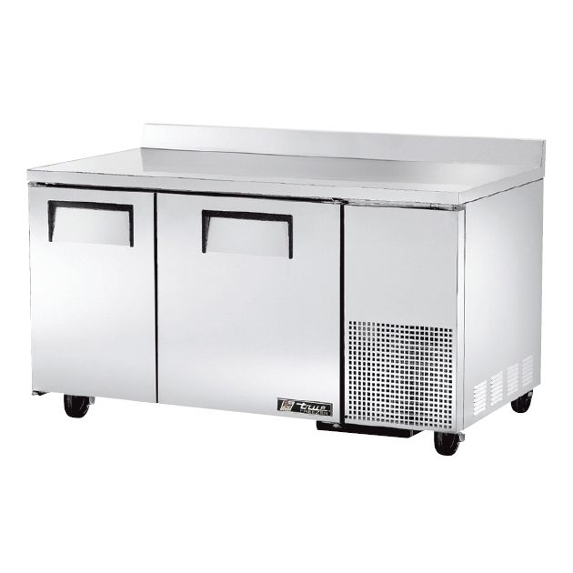 True&reg; Solid Door 4-Shelf S/S 15.9 Cu Ft Heavy-Duty Worktop Freezer