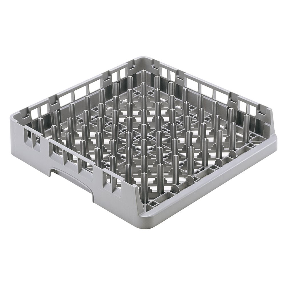 Cambro Soft Gray Camrack&reg; Open End Tray Rack, 2-5/8" Inner H