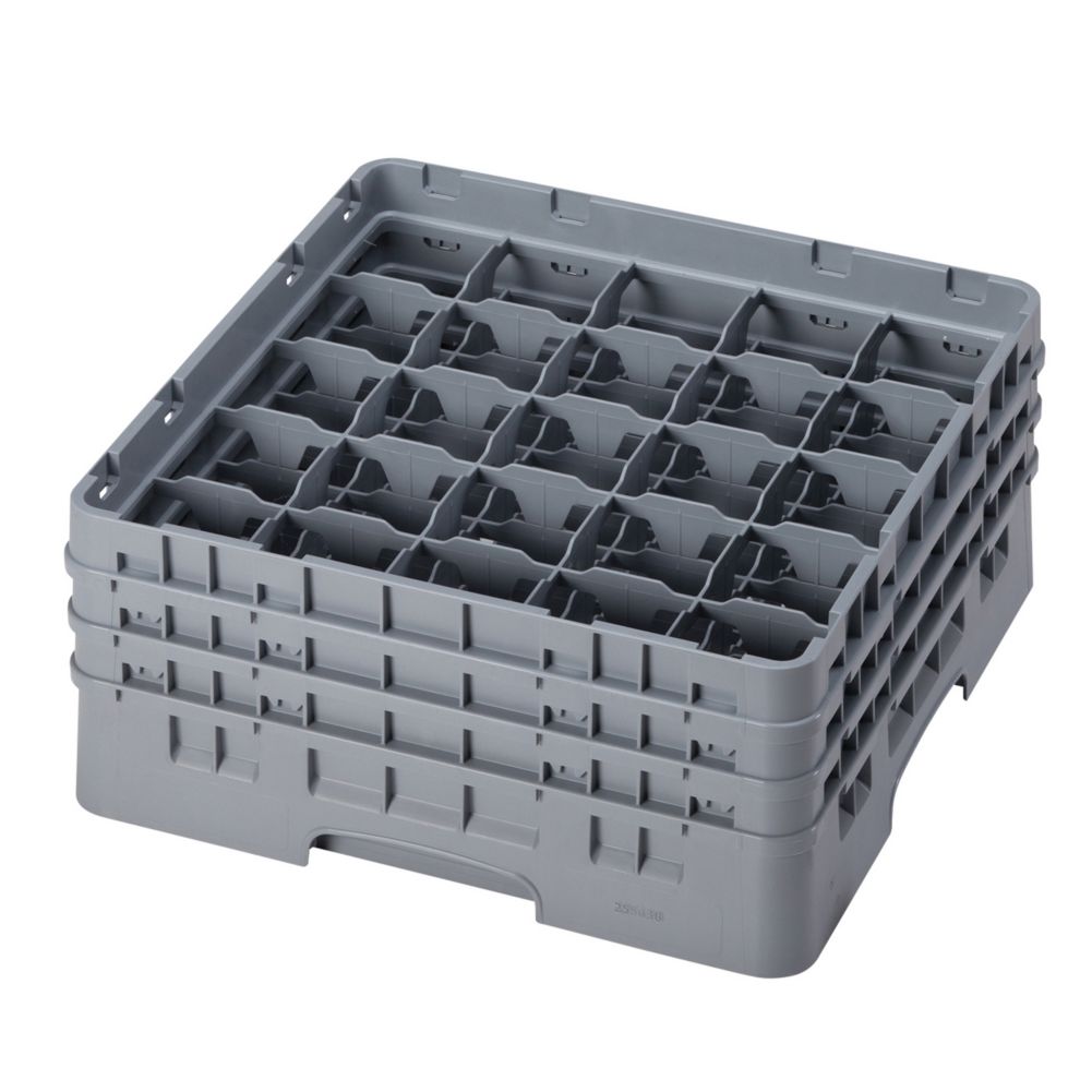 Cambro Camrack&reg; Full Size Glass Rack for Glasses, Soft Gray