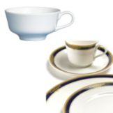 Steelite Royal Court Gold Pia Blue 5 Oz Tea Cup