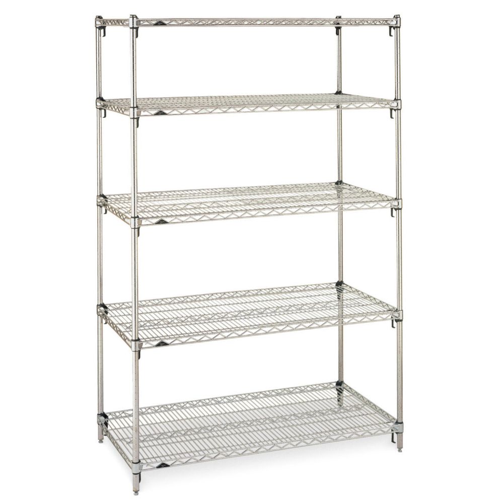 Metro&reg; Super Adjustable Super Erecta&reg; 18 x 48 Chrome Shelf