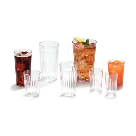 Carlisle&reg; Bistro&trade; 20 Oz. SAN Plastic Clear Tumbler