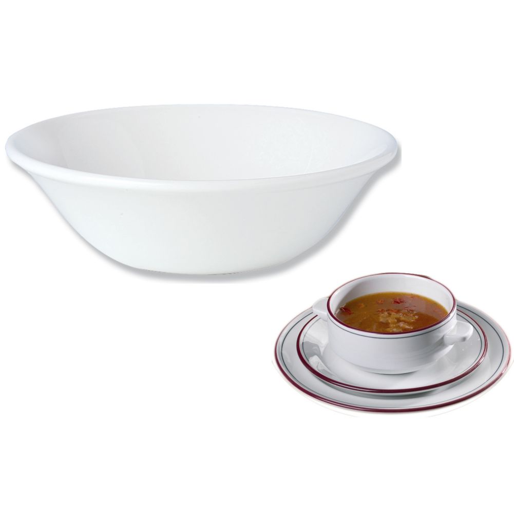 Steelite Performance Simplicity Cabernet Stackable 16 Oz Oatmeal Bowl