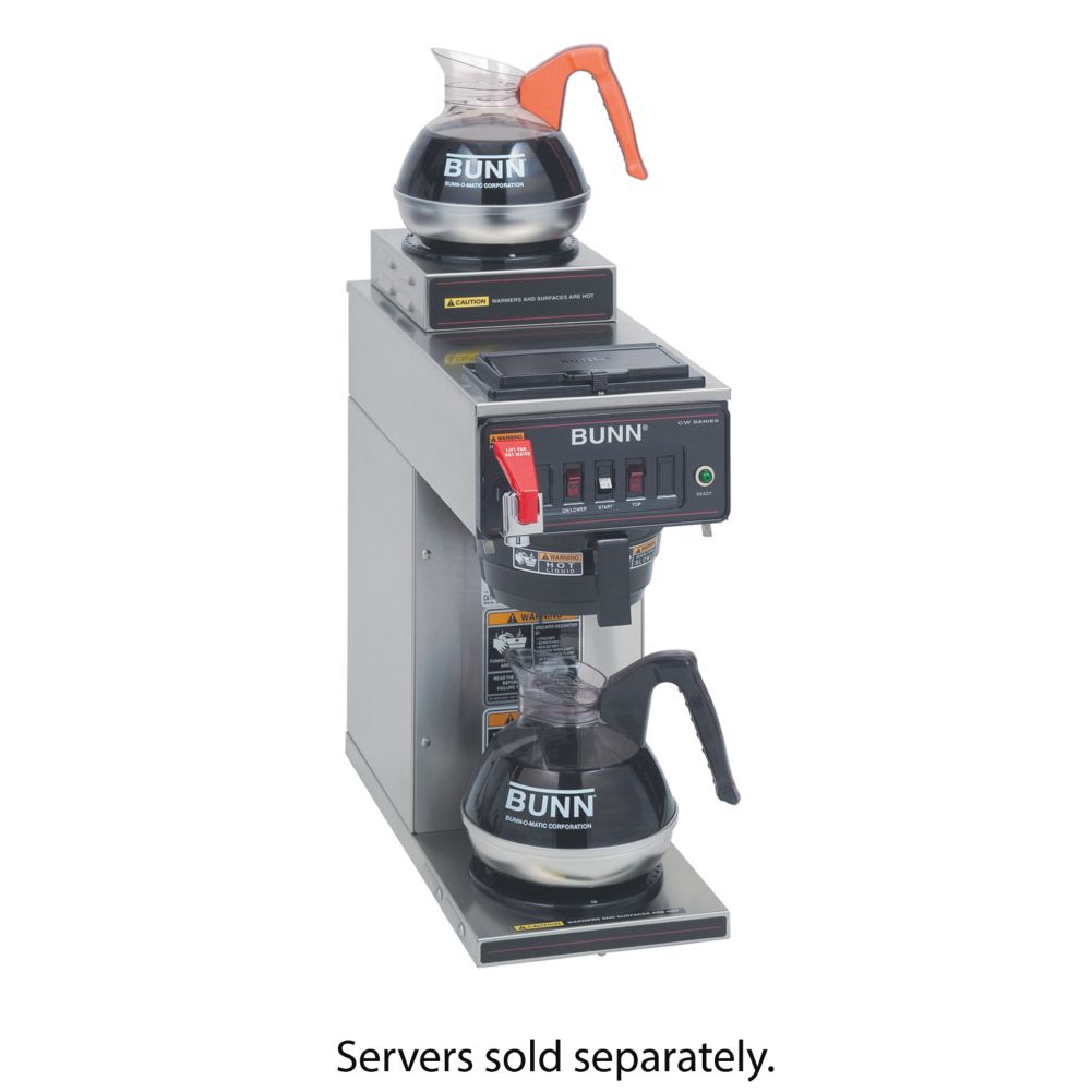 BUNN&reg; CWTF15-2 S/S Automatic Coffee Brewer with 1U/1L Warmers