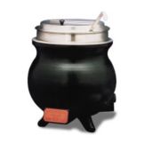 APW Wyott 11 Qt. Countertop Round Kettle Servers w/ Inset, WK-1V PKG