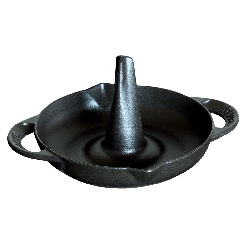Staub USA Black Vertical Roasting Dish