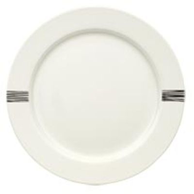 Villeroy / Boch Tableware Black Lines Flat Rnd Plate, 8&frac14;"