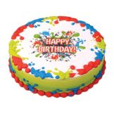 Lucks&trade; Edible Image&reg; Birthday Splat