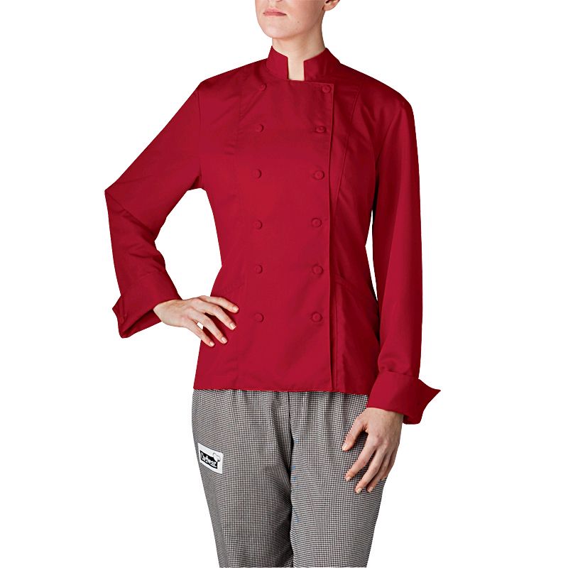 Chefwear&reg; Women's Large Red Sterling Jacket
