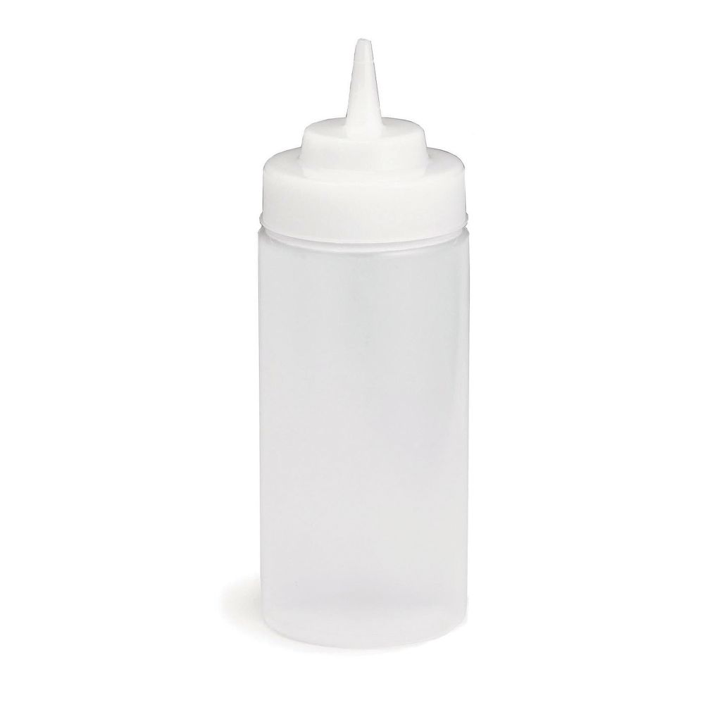 Tablecraft WideMouth&trade; 8 Oz Clear Squeeze Bottle