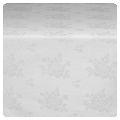 Marko&reg; SoftWeave&trade; White Rose Damask Tablecloth