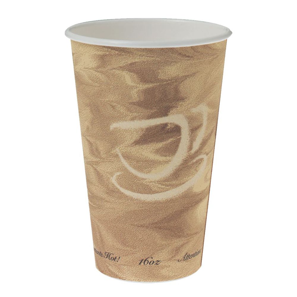 Solo Mystique Design Hot Beverage 16 Oz. Paper Cup