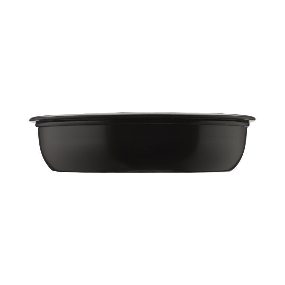 Solo&reg; Sauces, Sides and Sweets&trade; Black Plastic 2.5 Oz. Dish