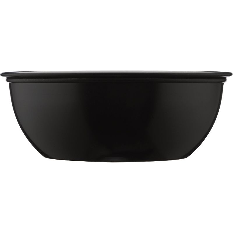 Solo&reg; Sauces, Sides and Sweets&trade; Black Plastic 3.5 Oz. Dish