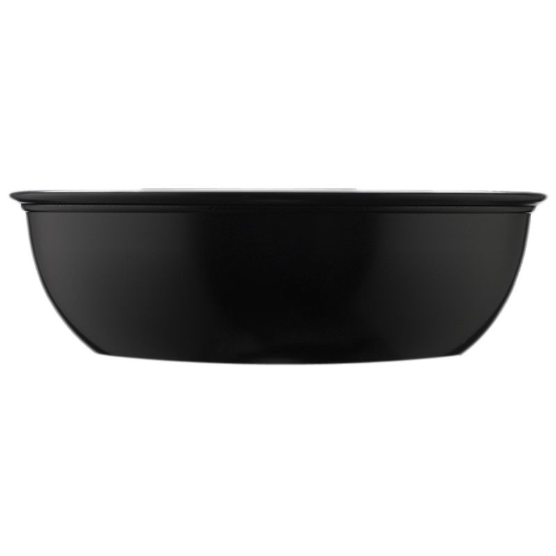Solo&reg; Sauces, Sides and Sweets&trade; Black Plastic 5.5 Oz. Dish