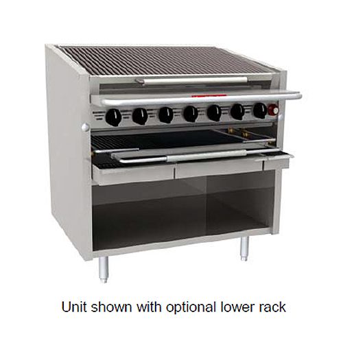 Magikitch-N Natural Gas 36" Floor Radiant Charbroiler