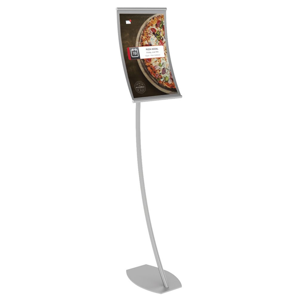 Visual Graphic Free Standing Silver Lens / Trim Concurva Sign