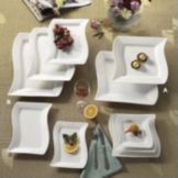 CAC China Miami 12" Dinner Plate