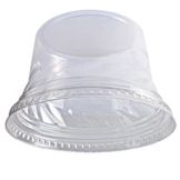 Fabri-Kal Dome Lids w/ no Hole for Indulge Dessert 5 - 12 Oz. Dishes