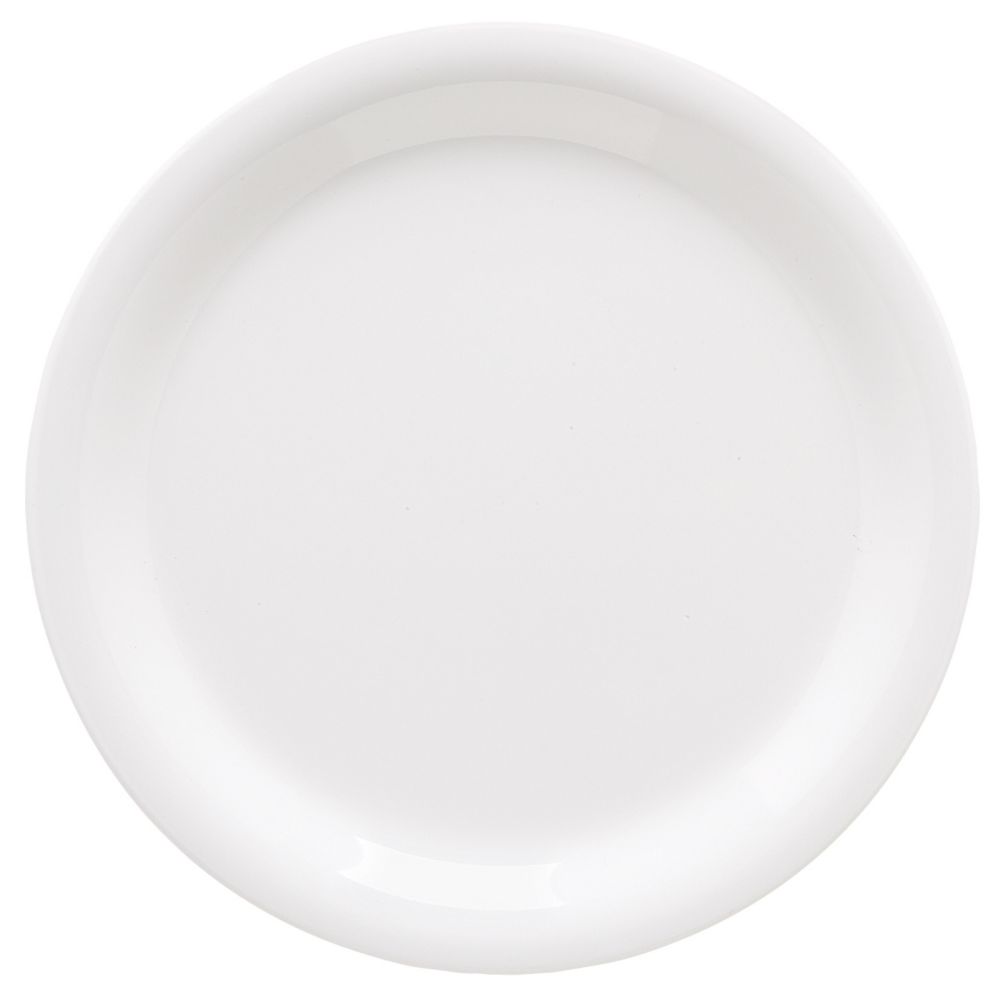 G.E.T. Diamond White&trade; Narrow Rim 7-1/4" Melamine Plate