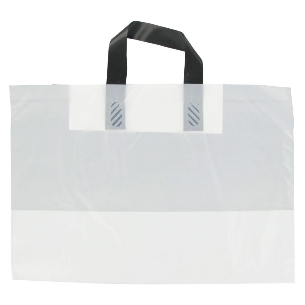 Command Pkg. White Plastic 21 x 13 x 10" Carry-Out  Bag