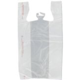 Command Pkg. White Plastic T-Shirt 12 x 7 x 22" Carry-Out  Bag