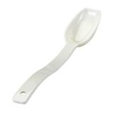 Cambro&reg; White 8" Camwear&reg; High Heat Solid Deli Spoon