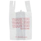 Inteplast Group White "THANK YOU" T-Shirt Bag