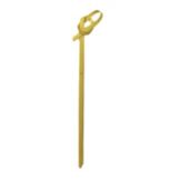 Unique Mfg. Knotted End 3&frac12;" Bamboo Pick