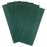 Unique Mfg. Green 1&frac12; x 4&frac14;" Napkin Band
