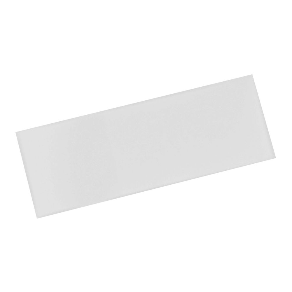 Unique Mfg. White 1&frac12; x 4&frac14;" Napkin Band