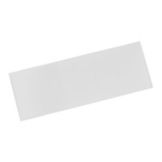 Unique Mfg. White 1&frac12; x 4&frac14;" Napkin Band