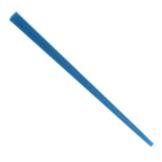 Unique Mfg. Blue 3&frac12;" Prism Pick