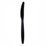 Georgia Pacific Dixie&reg; Black Heavy Weight Plastic Full Size Knife