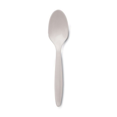 Dart&reg; Style Setter&reg; Medium Weight White Plastic Teaspoon