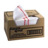 Chicopee Chix&reg; White Wiper with Red Stripe and Microban