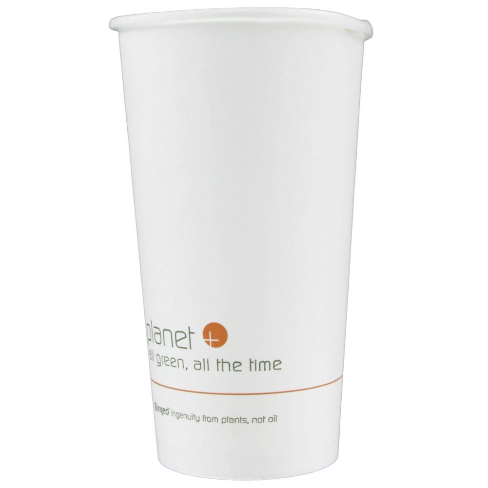 Stalk Market Planet+ Compostable Paper 20 Oz. Cup with PLA Liner