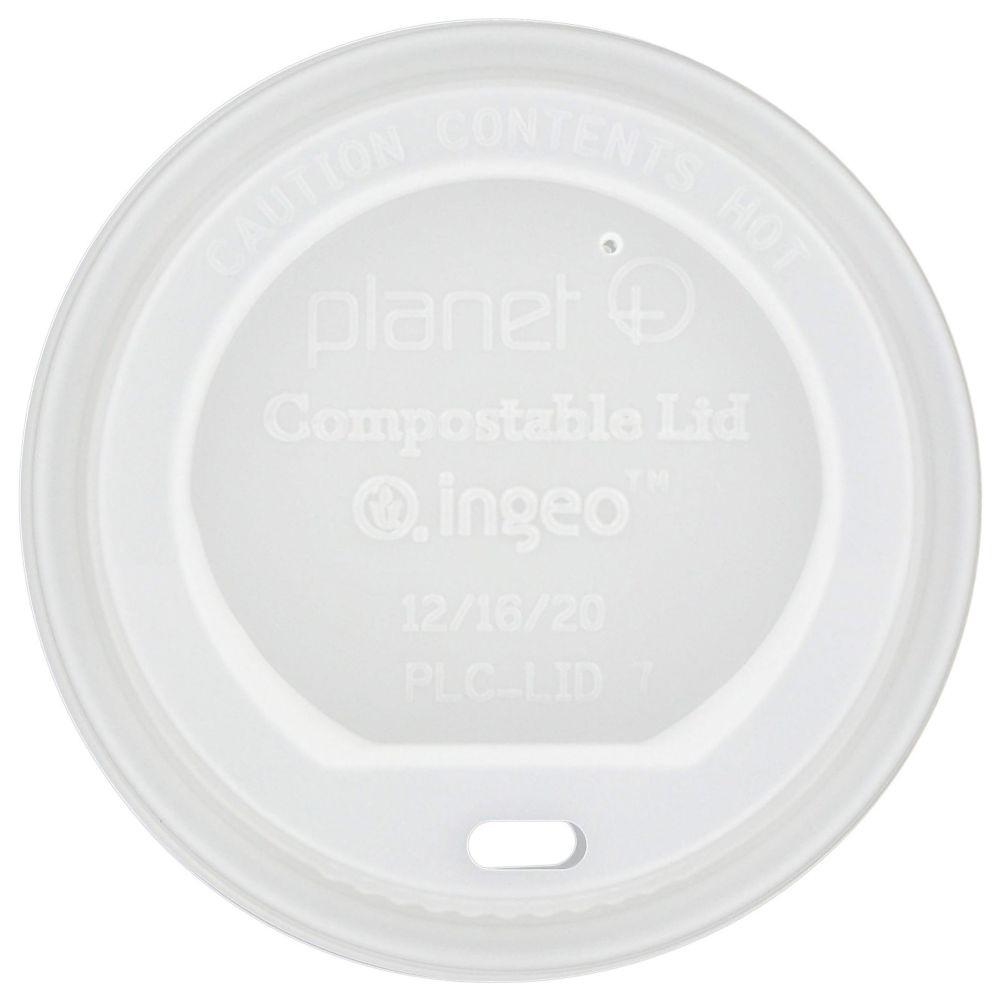 Stalk Market Planet+ Compostable Lid for 12 - 20 Oz. Cups