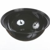 Par-Pak 12" Black PETE Plastic 160 Oz. Bowl