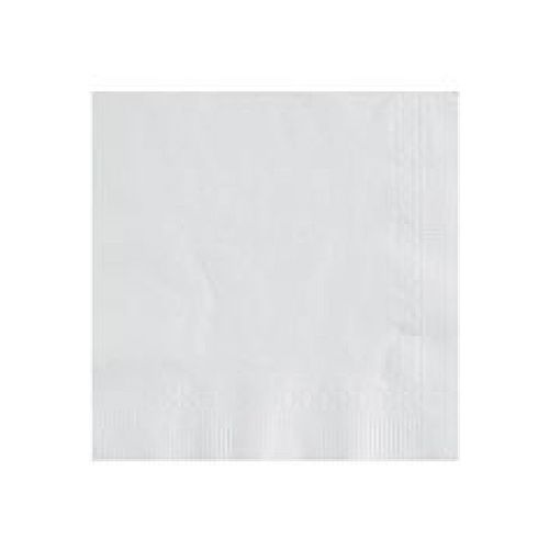 Lapaco 2-Ply White Paper Beverage Napkin