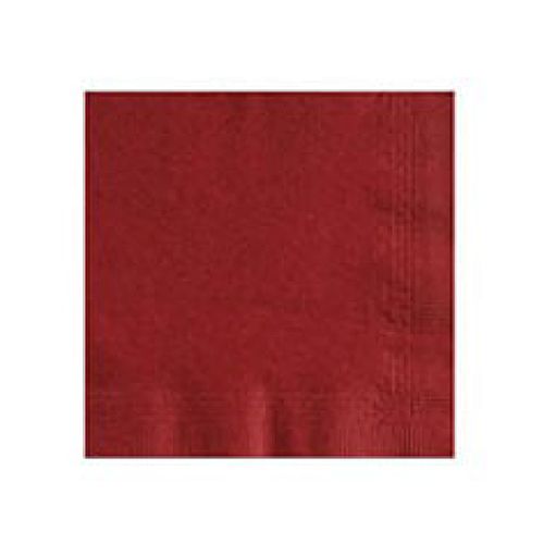 Lapaco 2-Ply Red Paper Beverage Napkin